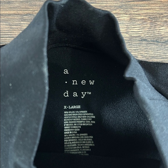 NWT A new day Black Bodysuit Turtleneck Bodysuit XL | Bodysuit | Turtleneck - Picture 5 of 6